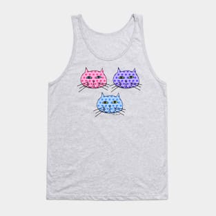 Polka Dot Cats Tank Top